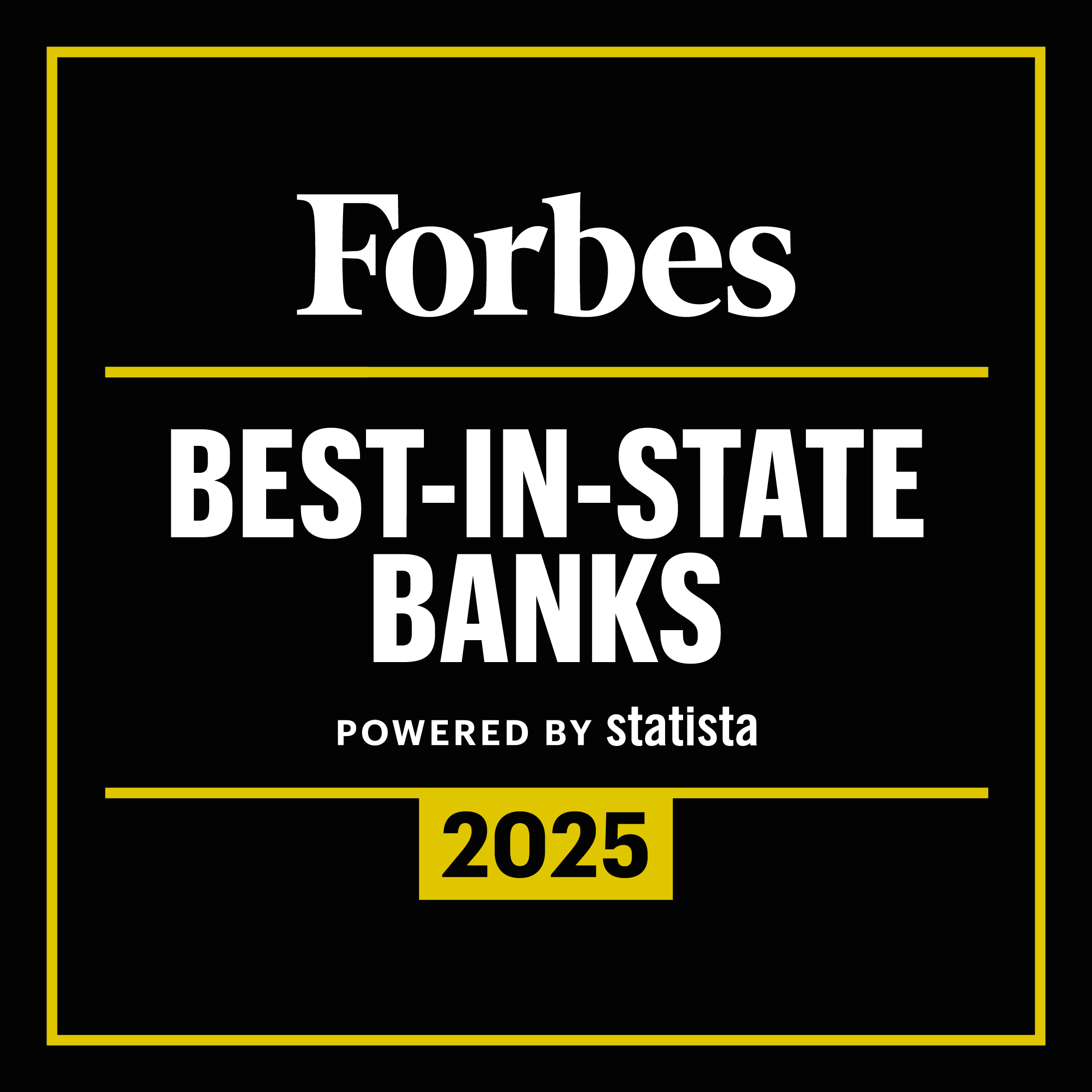 Forbes Best in State Bank 2025