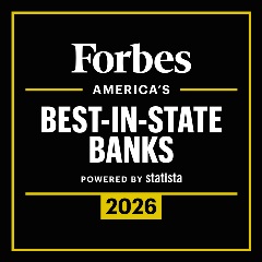 Forbes US Best In State Banks 2026 Award Logo