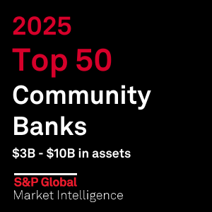S&P Global Top 50 Community Banks 2025