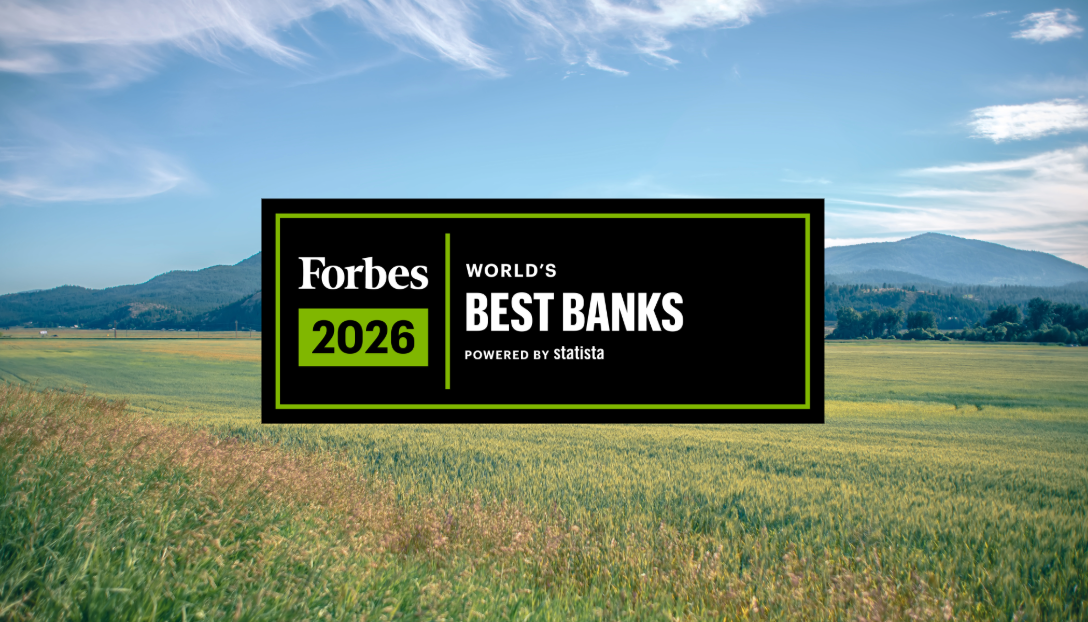 Rural background image with forbes logo