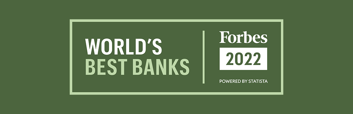 Forbes 2022 World's Best Bank Award