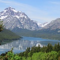 Above Two Medicine Lake by Debbie Billings