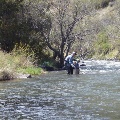 Fishing at Willow Creek near Three Forks by Karyn Kumlien