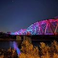 Glendive Light Bridge Over the Yellowstone River by Chassidy Houck