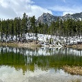 Greenough Lake in Red Lodge by Andrena Lefdahl