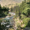 Natural Bridge Falls near Big Timber, MT