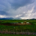 Sunbeams near Ennis by Travis Hawley