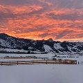 Ross Peak Sunrise by Lisa Mattson
