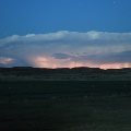 Storm over Twelve Mile Dam in Custer County, MT