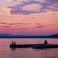 Whitefish Lake Sunset by Mirranda Gower