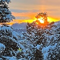 Winter Sunrise near Helena by Sharon Nichols